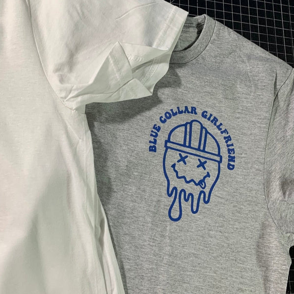 Somebody’s Spoiled Blue Collar Girlfriend Shirt | Trendy Women’s Tradesmen Tee - The Stenciled Barn