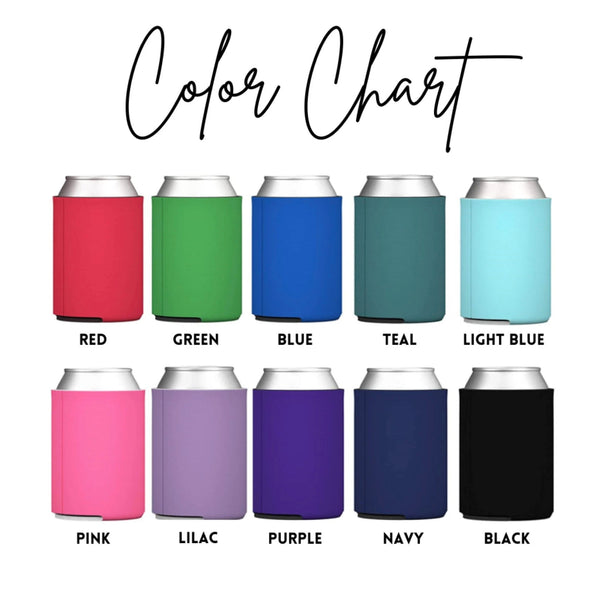 Custom Logo Can Coolers | Personalized Foam Drink Holders for Business Merch - The Stenciled Barn