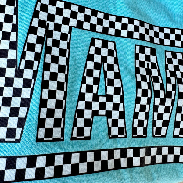 Checkered Mama Tee | Women’s Soft Comfort Colors Graphic Shirt - The Stenciled Barn