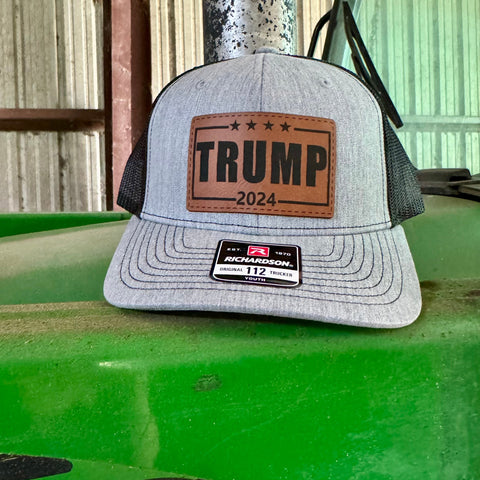 Youth Trump 2024 Hat | Kids Donald Trump Baseball Cap | Patriotic Youth Accessories - The Stenciled Barn