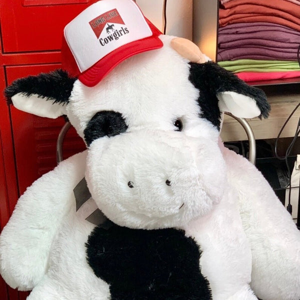 Long Live Cowgirls Trucker Hat | Retro Western Style Adjustable Cap - The Stenciled Barn