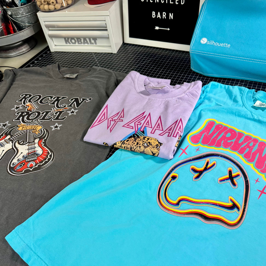 Rock Band Graphic Tee | 80's/90's Gen X Fashion |Comfort Colors Shirt - The Stenciled Barn