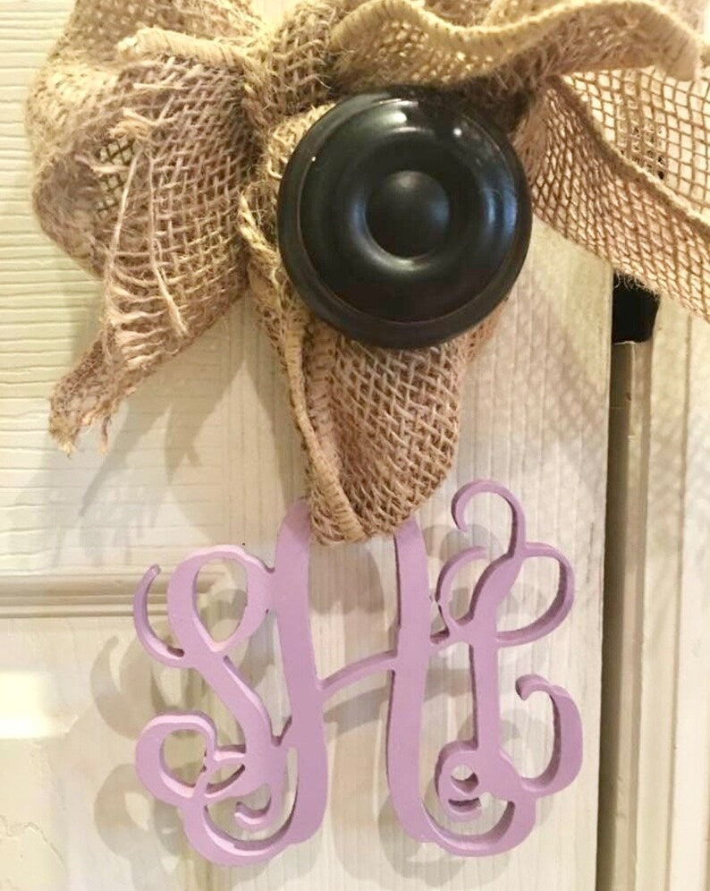 Wooden Monogram Decor | Personalize Hanging Letters Laser Cut
