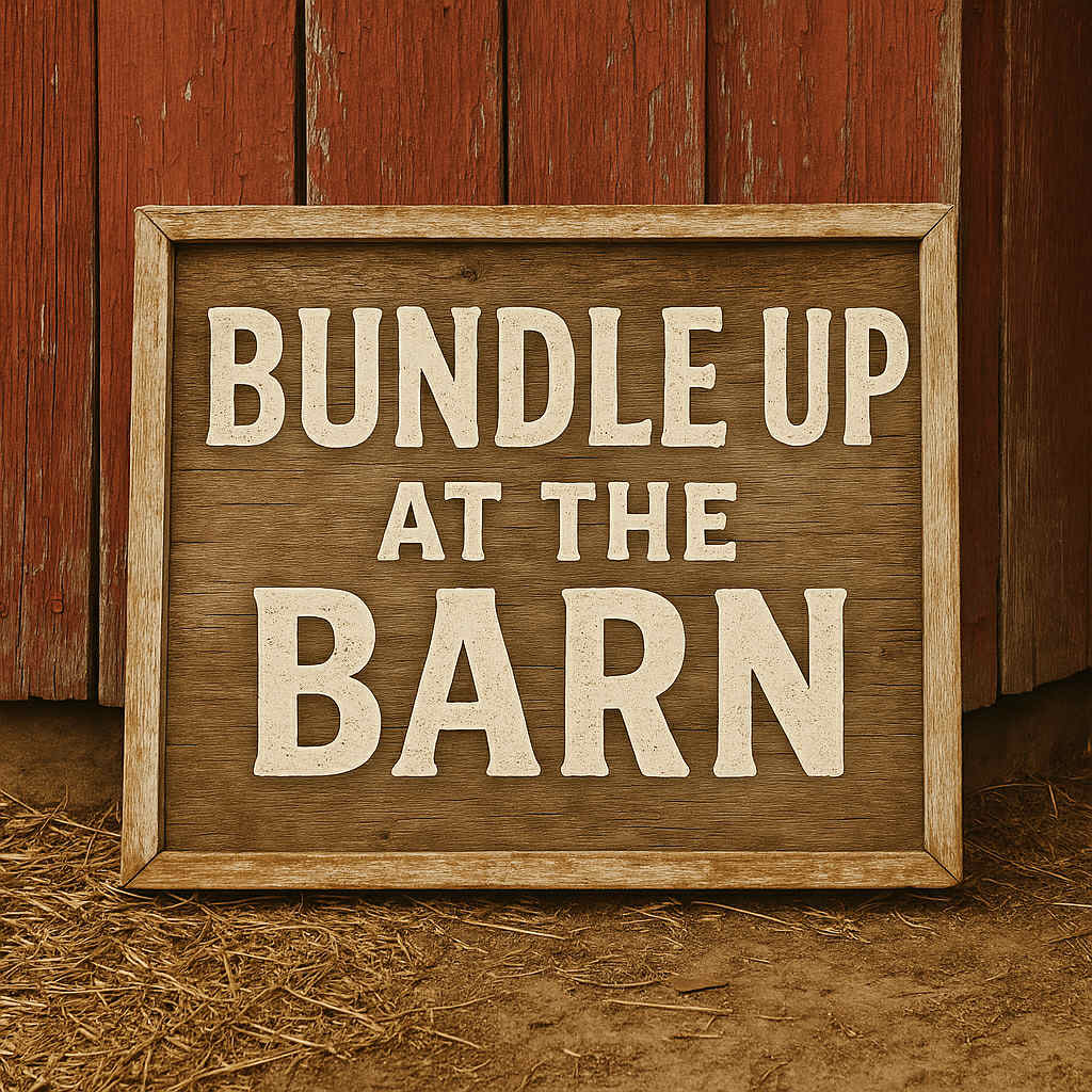 Bundle Up at the Barn
