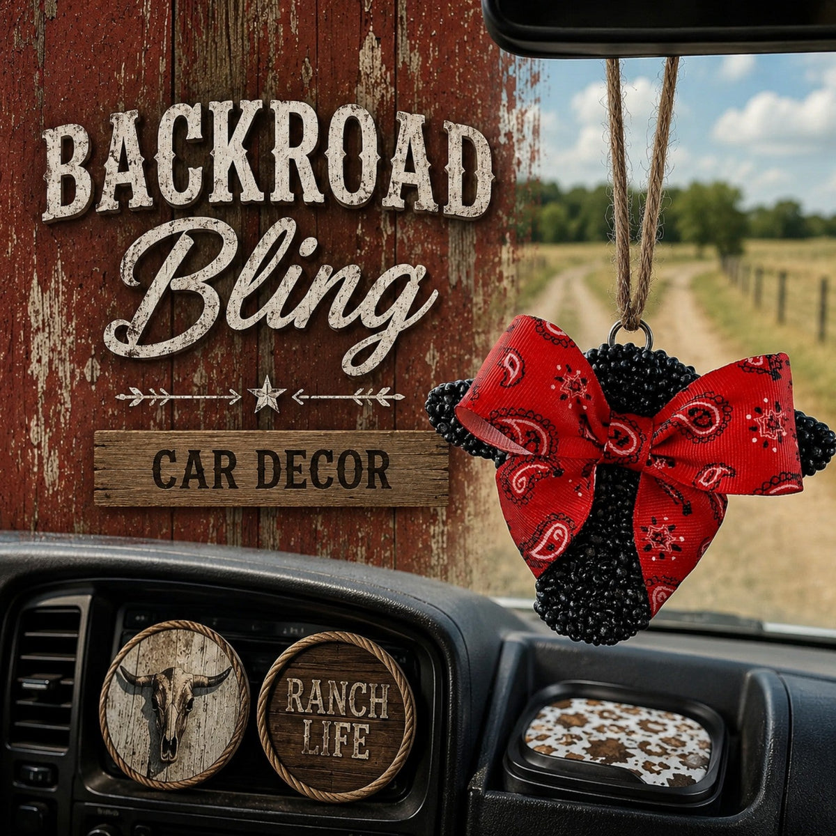 Backroad Bling | Country Car Decor