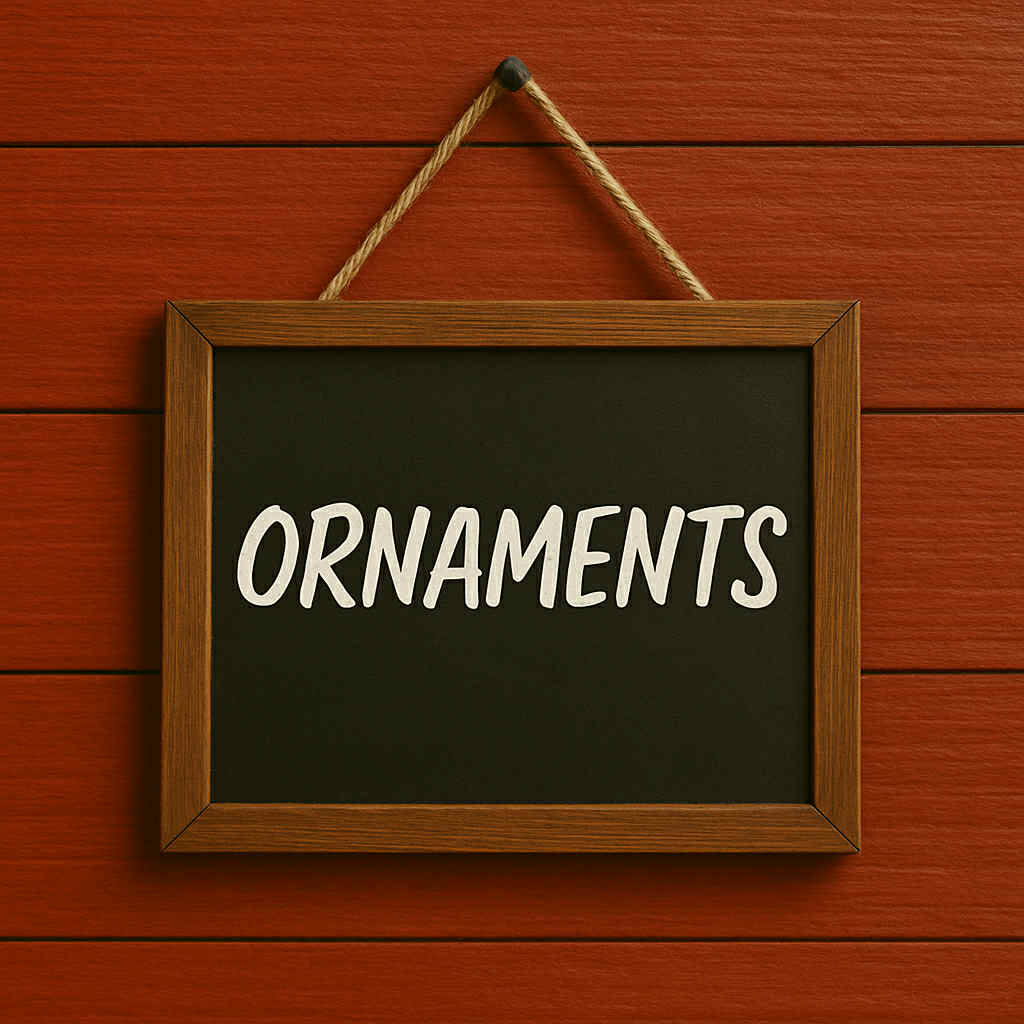Ornamental Tags