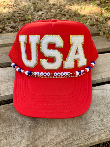 USA Trump Train Trucker Hat