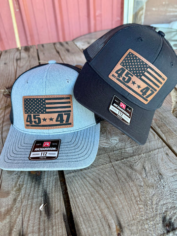 45/47 American Flag Hat | Maga Adult or Youth Richardson 112 Brand