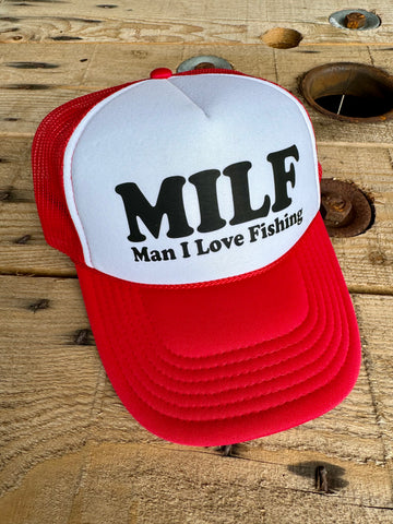 Man I Love Fishing Hat