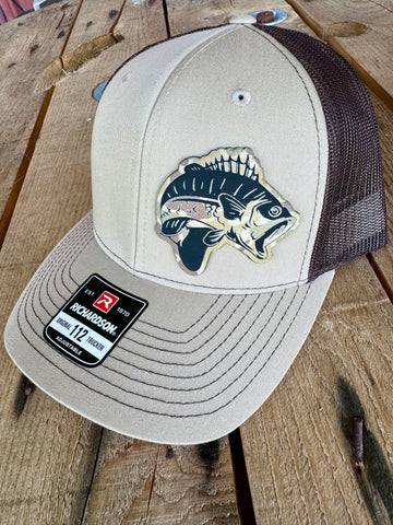 Bass Fish Camo Patch Hat | Stylish Outdoorsmen Richardson 112