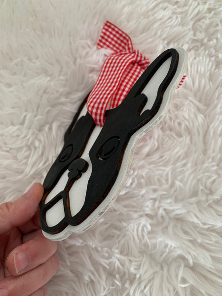 Boston Terrier Ornament | Wooden Decoration Durable Handmade