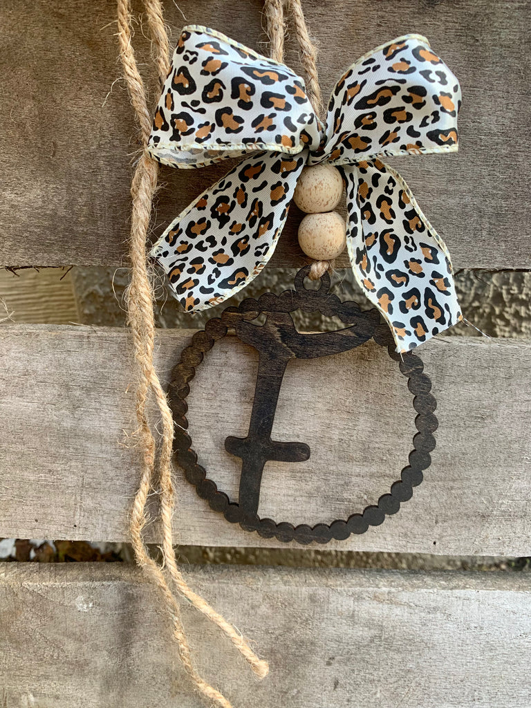 Car Charm Letter | Rear View Hanging Personalized Decor