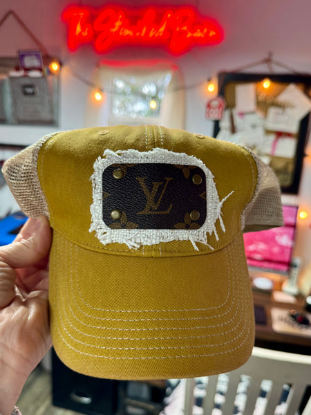 Designer Inspired Hat Recycled Material