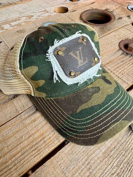 Designer Inspired Hat Recycled Material