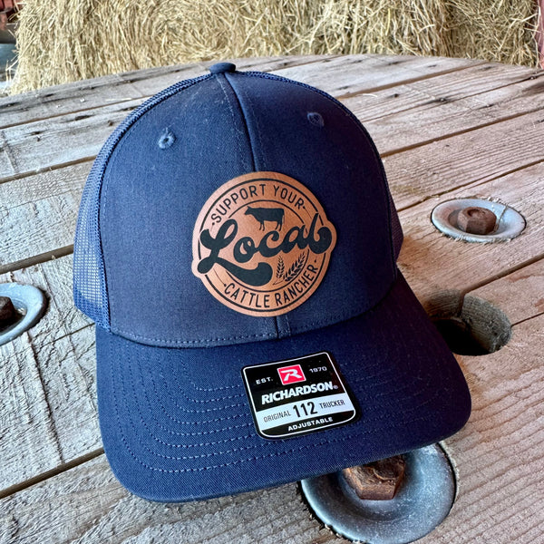 Support Local Cattle Ranchers Hat | Richardson 112 Trucker Cap for Farmers & Ranch Hands - The Stenciled Barn