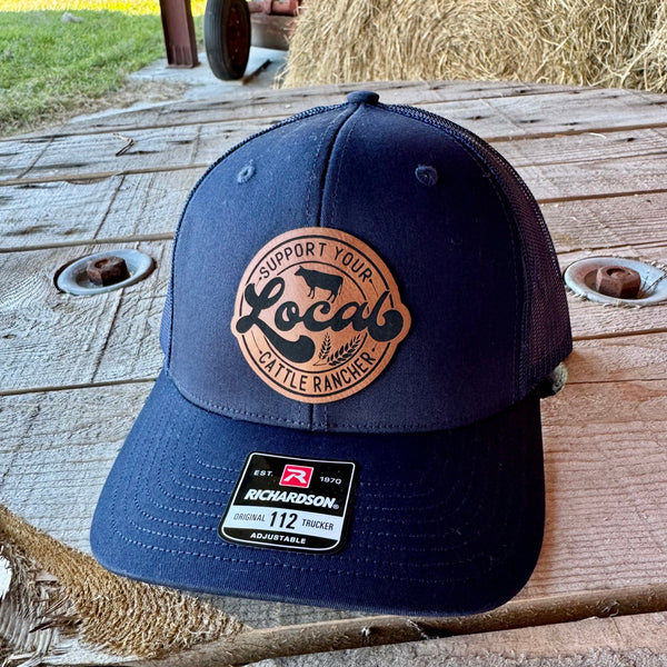 Support Local Cattle Ranchers Hat | Richardson 112 Trucker Cap for Farmers & Ranch Hands - The Stenciled Barn
