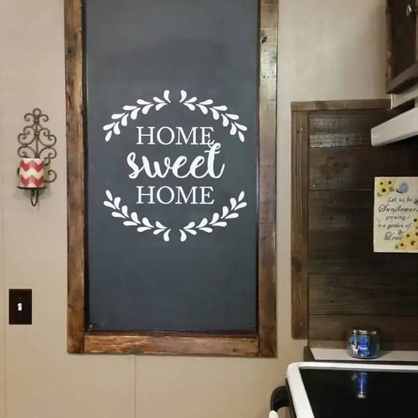 Home Sweet Home Wall Decal | Modern Farmhouse Wall Decor